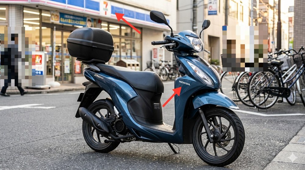 ホンダ Dio110 レビュー写真