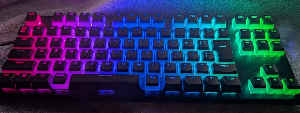 REALFORCE HyperX REALFORCE GX1 GX1キースペーサー HyperX キーキャップ レビュー写真