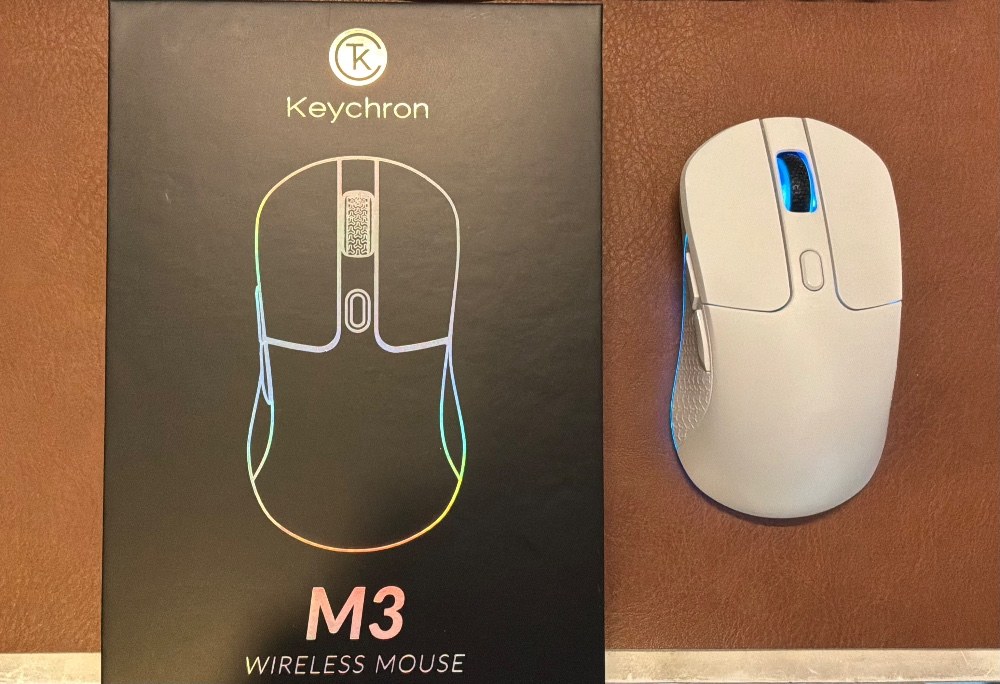 Keychron M3 Wireless Mouse White レビュー写真