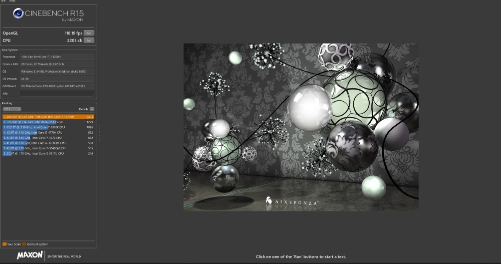 CINEBENCH R15