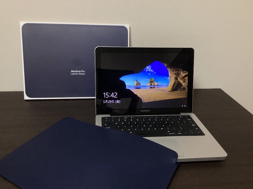 Apple MacBook Pro Leather Sleeve （15inch） レビュー写真
