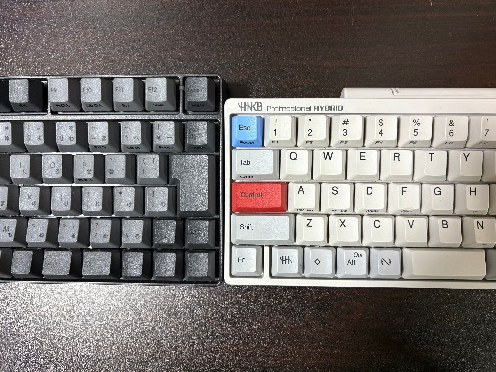 65%キーボード比較参考(RC1vsHYBRID)