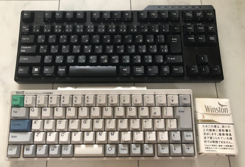 キーボード比較(FILCO Majestouch Convertible 3)