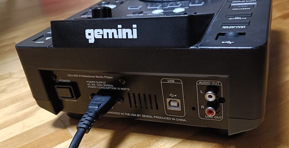 gemini cdj-650 レビュー写真4