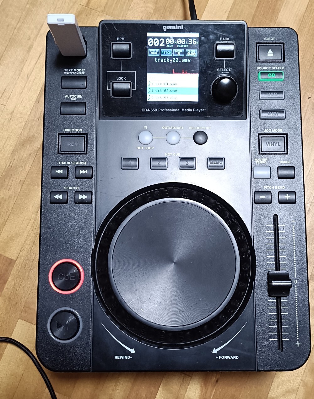 gemini cdj-650 レビュー写真2