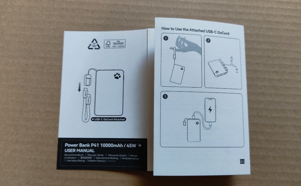 INIU INIU 45W急速充電 モバイルバッテリー 10000mAh P41 レビュー写真12