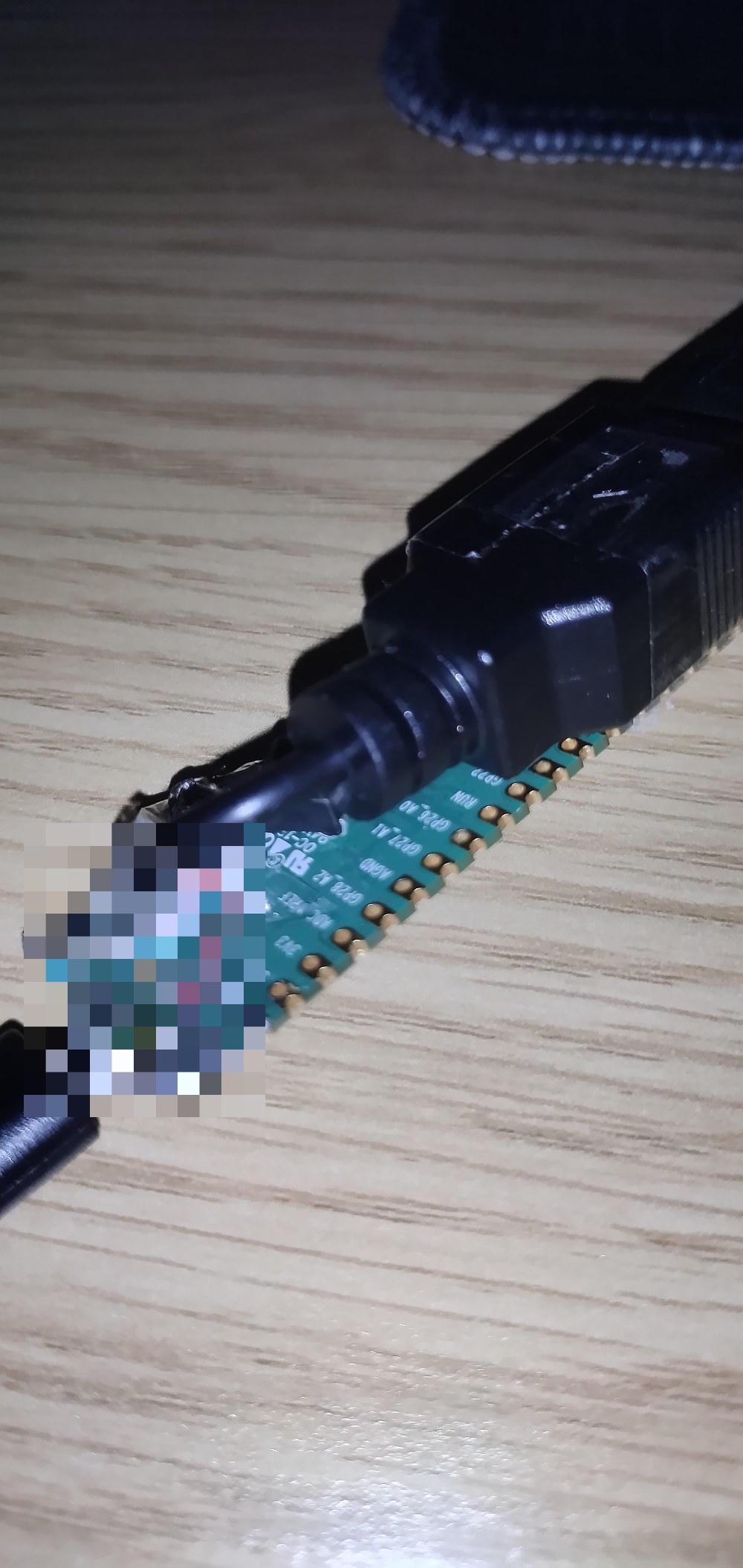 作り方 (半田付けが下手なので、モザイクですw)