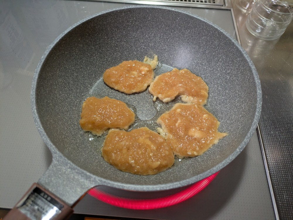 焼きます