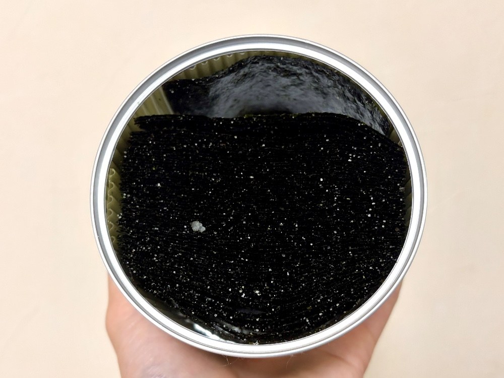 金田漁業協同組合 あま海苔 サラダ風 塩味 プルトップ缶（ＳＰ－７Ｓ） レビュー写真4