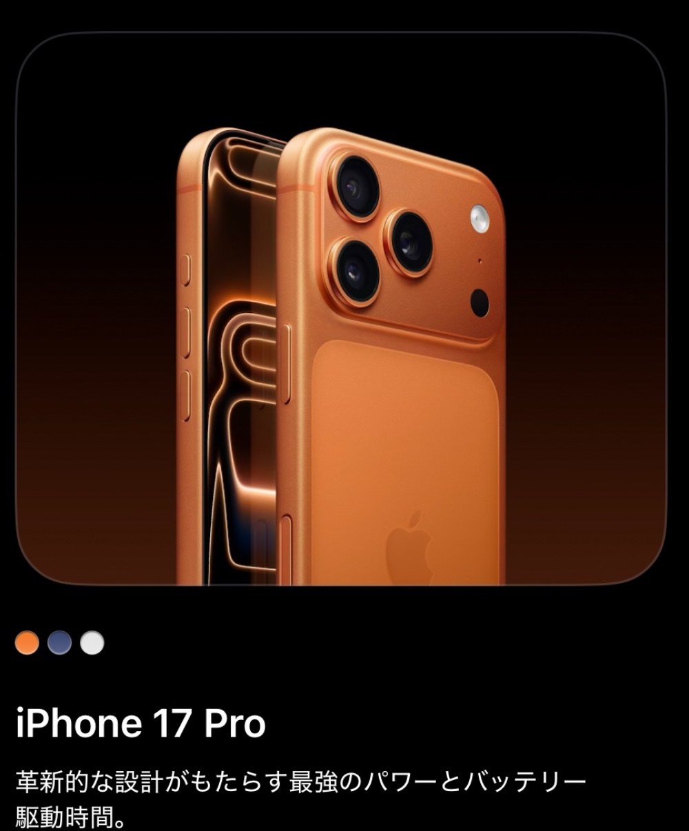 脳裏にチラつく17Proの影
