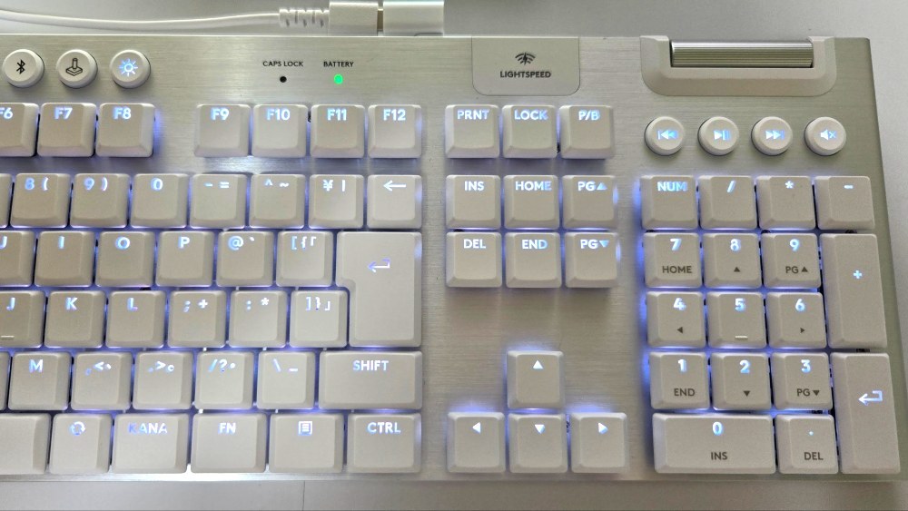 Logicool G915 X LIGHTSPEED レビュー写真