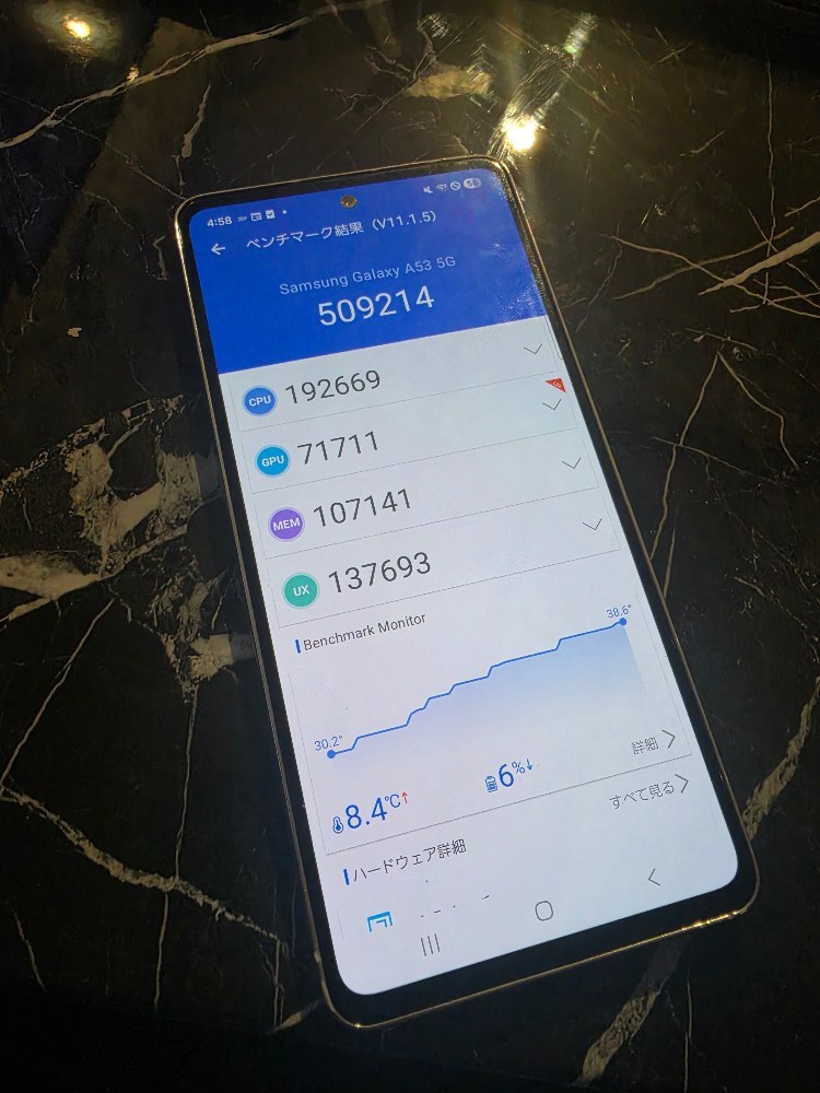 もはや限界！？Samsung GALAXY A53 レビュー写真