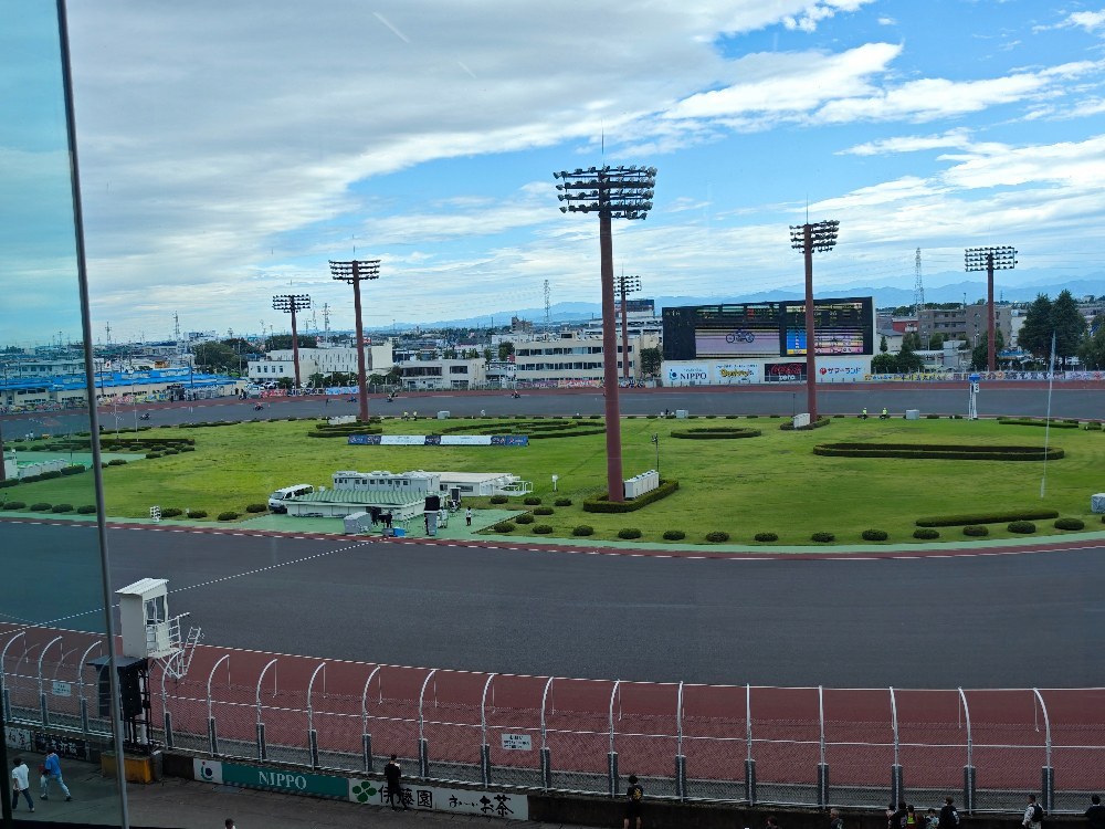 怪しい天気の予定だったけど