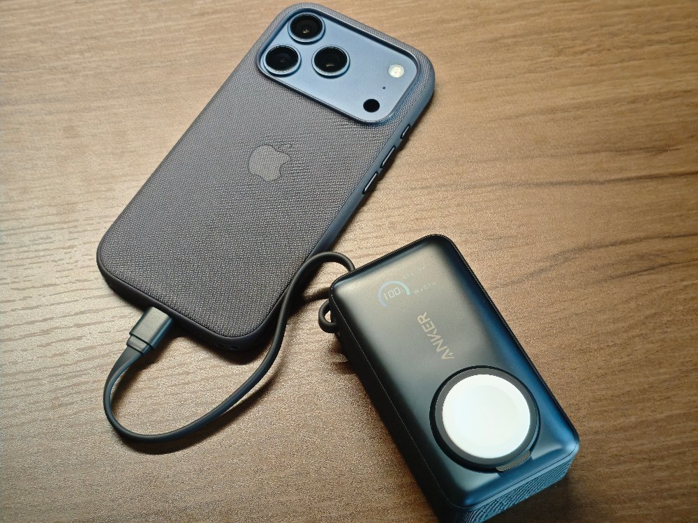 Anker MagGo Power Bank (10000mAh, 35W, For Apple Watch) レビュー写真4