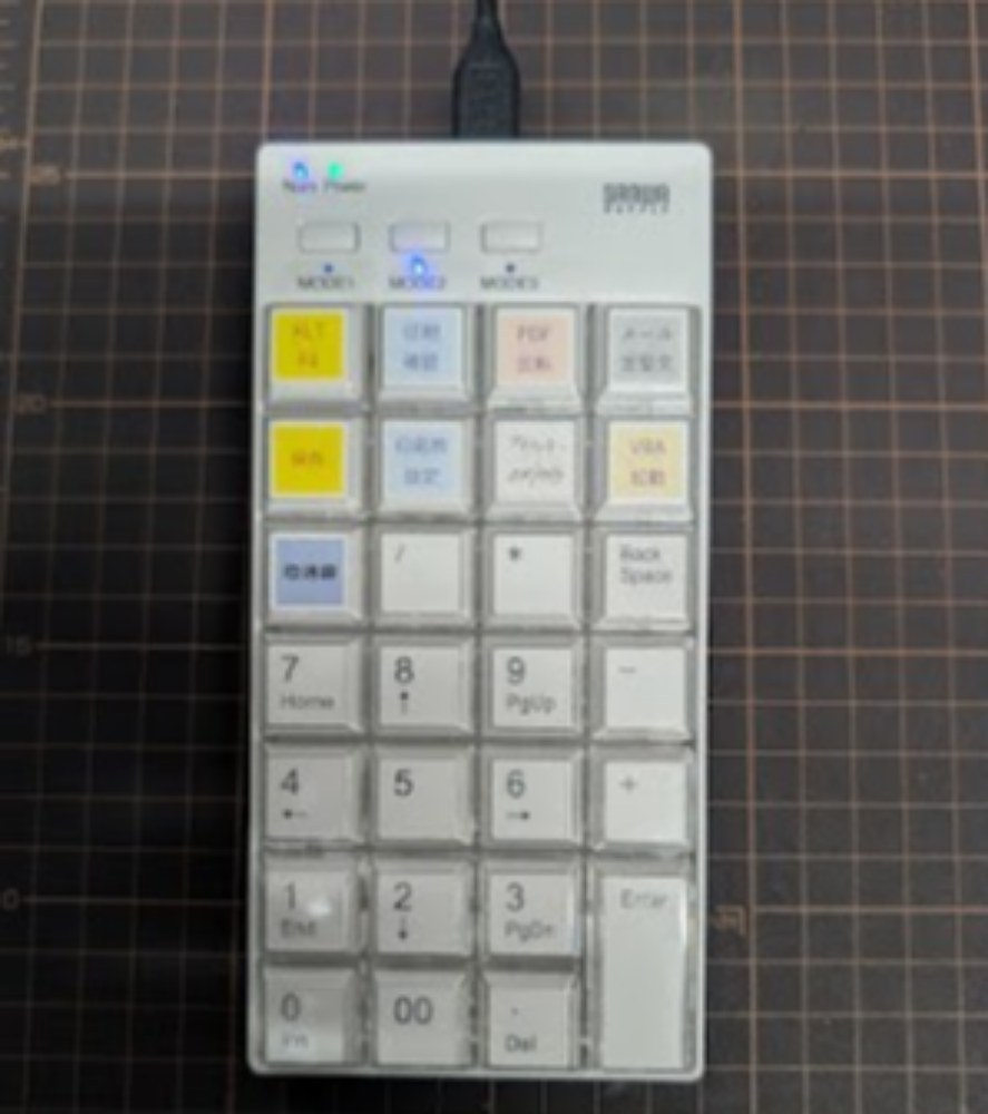 テンキーみたいなマクロキーボード