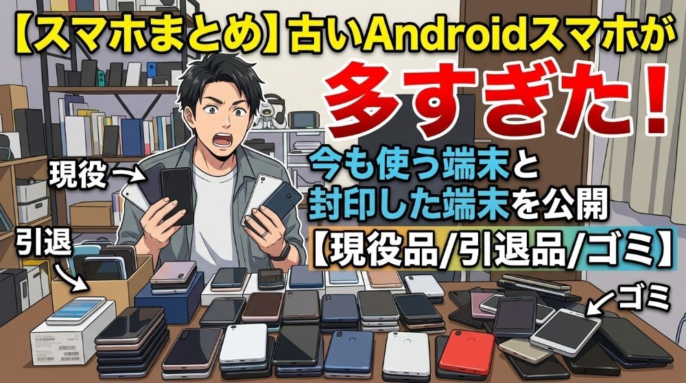 使用or所持しているスマホを紹介&比較&まとめ