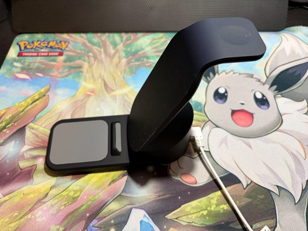 TOAMIT 3in1ワイヤレス充電スタンド(ブラック) レビュー写真2