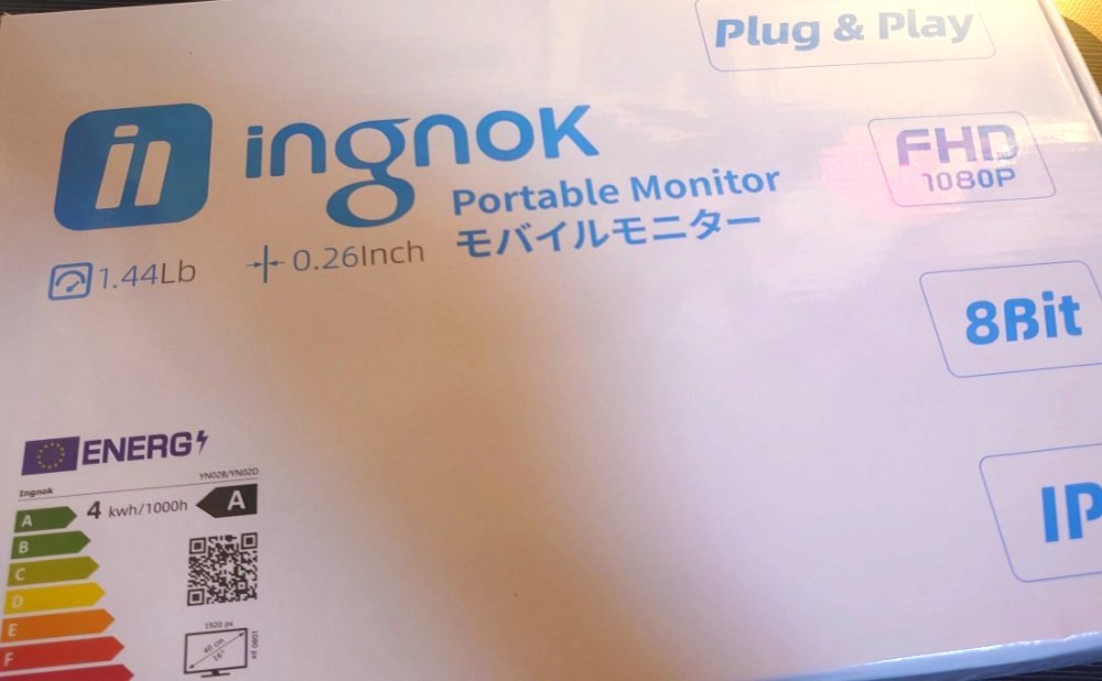 深圳市英諾創新研発有限公司 INGNOK YN02D 15.6インチ FHD ポータブルモニター レビュー写真1