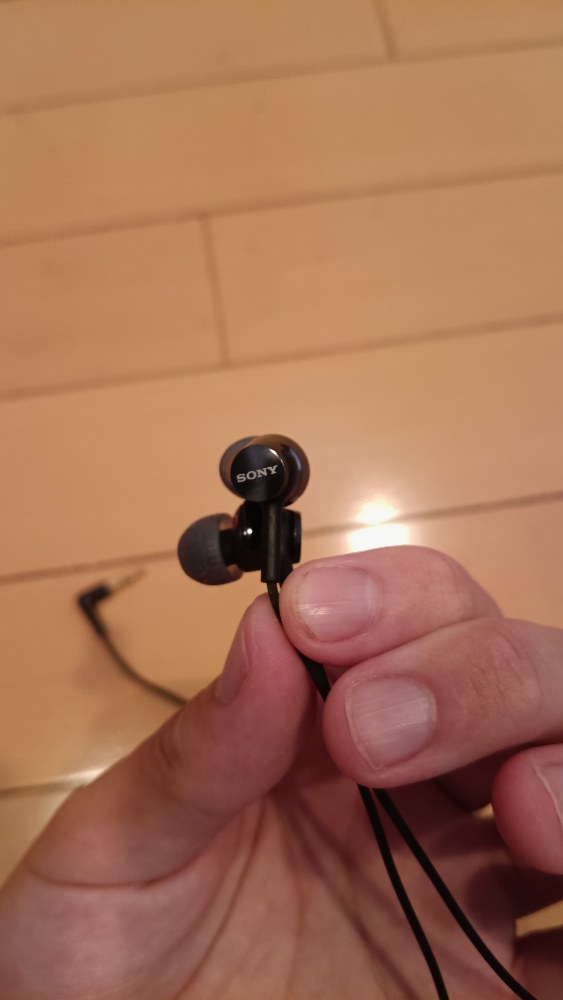 SONY MDR-EX155 レビュー写真5