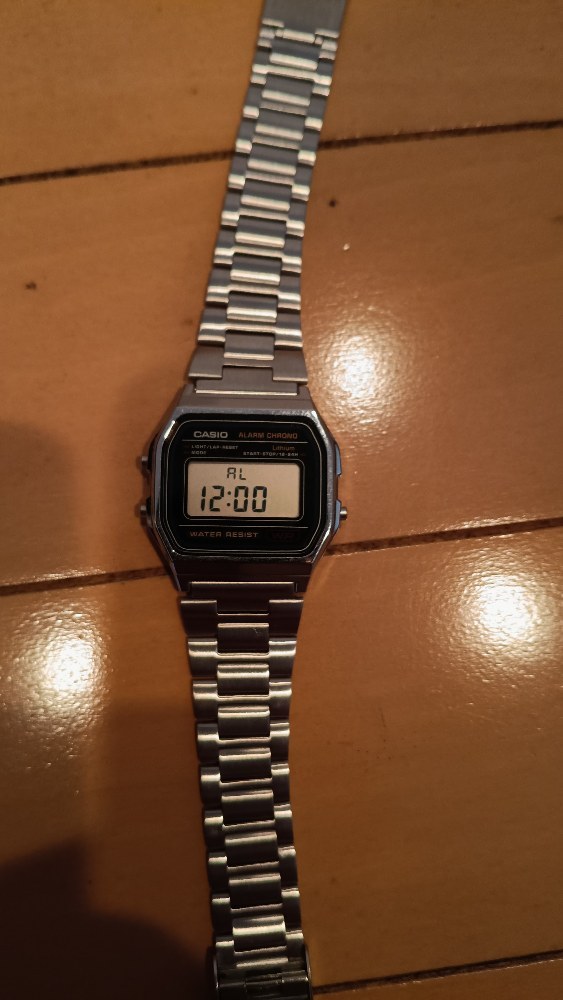 CASIO A158W レビュー写真6