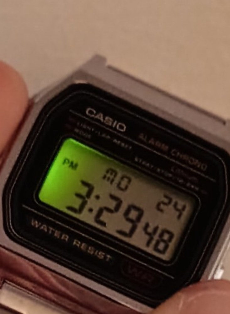 CASIO A158W レビュー写真7