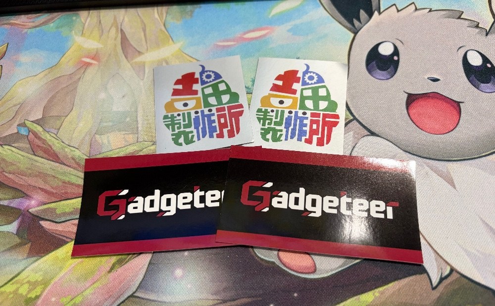 吉田製作所・Gadgeteerのステッカー