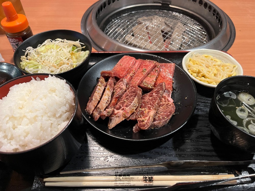ダブル焼肉定食の200g