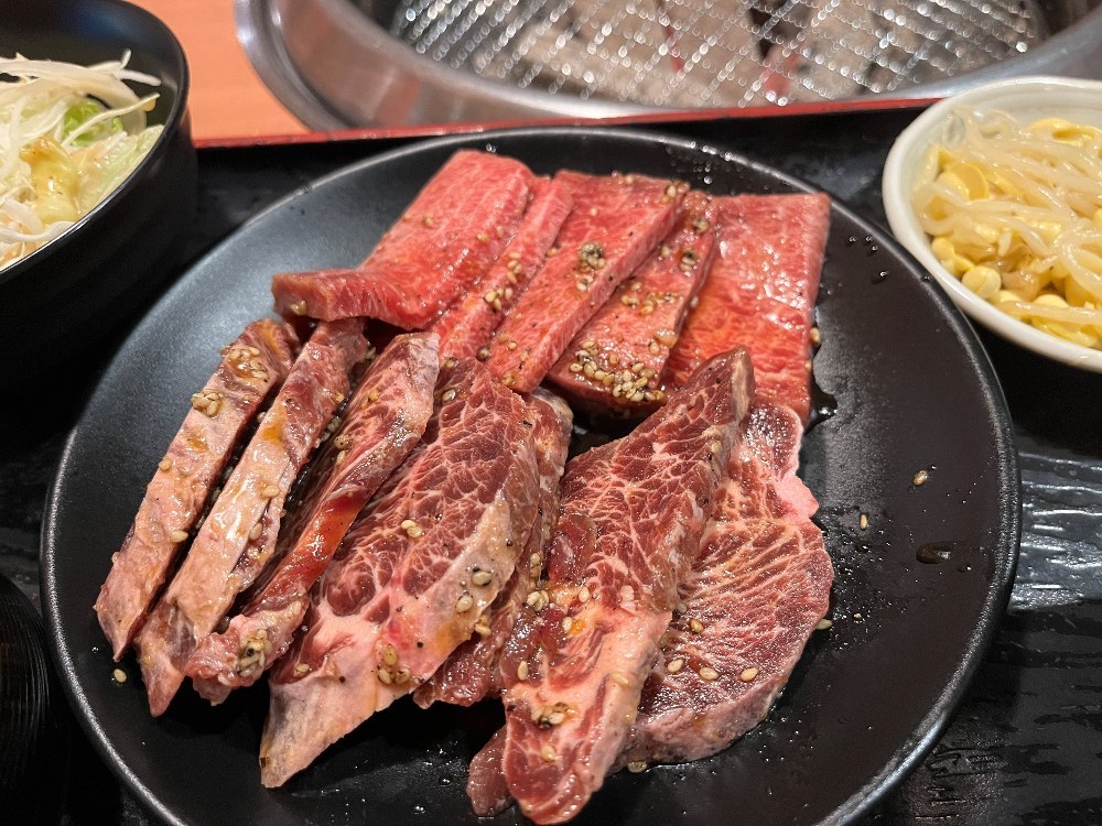 お肉のアップ