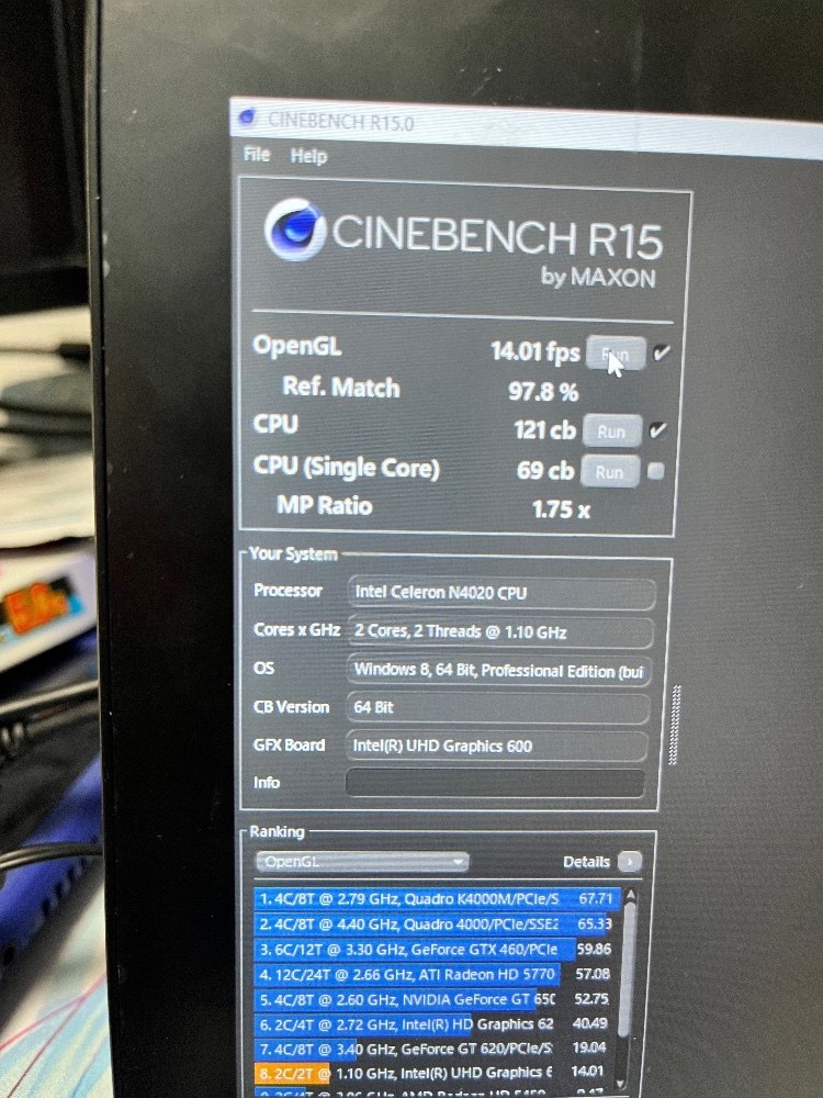 Core2DuoE7500より若干下ぐらいの性能らしいよ