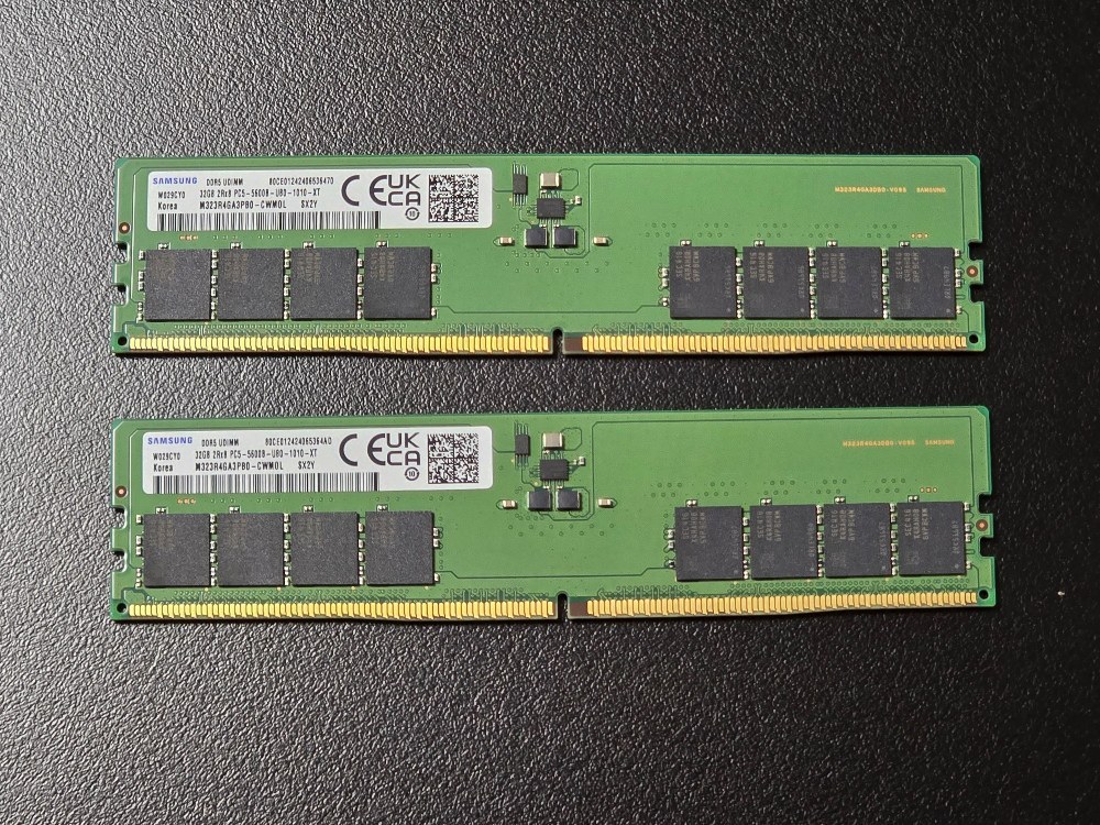 貴重なDDR5 64GB
