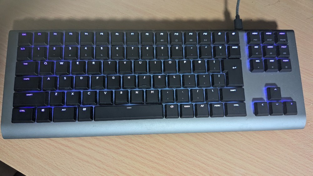ZENAIM KEYBOARD 2 TKL JIS レビュー写真