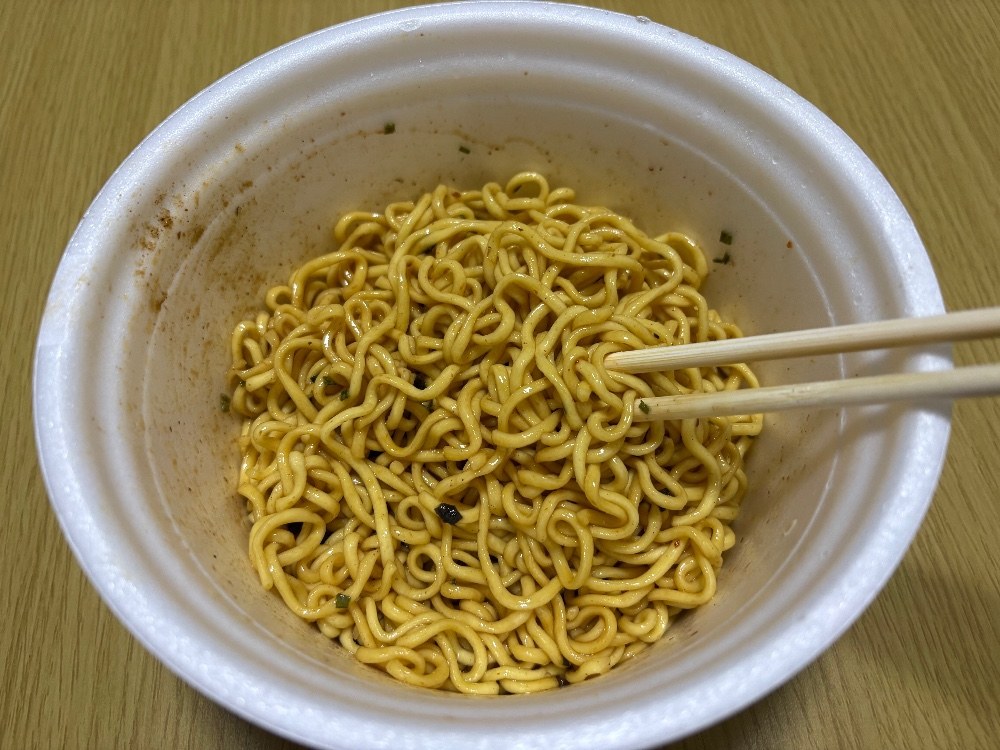 混ぜて完成！いざ実食です！