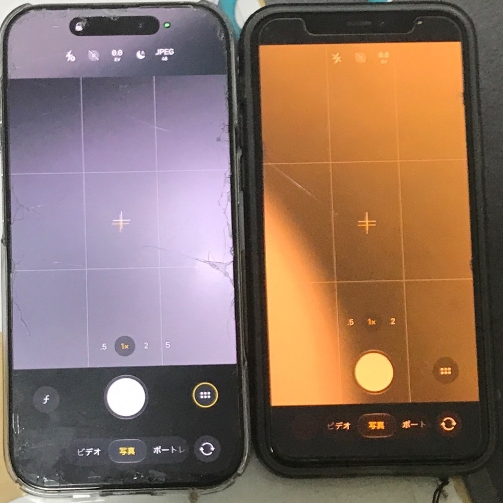カメラのUIがまた変わりました。