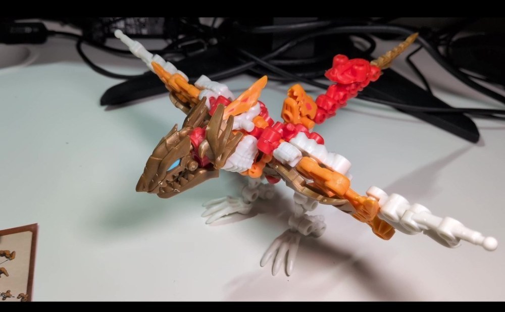 カバヤ ほねほねザウルスブロックス第１４弾【超絶合体変形！超聖龍王降臨編】 レビュー写真3