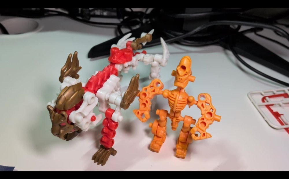 カバヤ ほねほねザウルスブロックス第１４弾【超絶合体変形！超聖龍王降臨編】 レビュー写真4