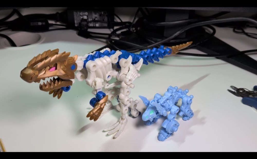 カバヤ ほねほねザウルスブロックス第１４弾【超絶合体変形！超聖龍王降臨編】 レビュー写真6