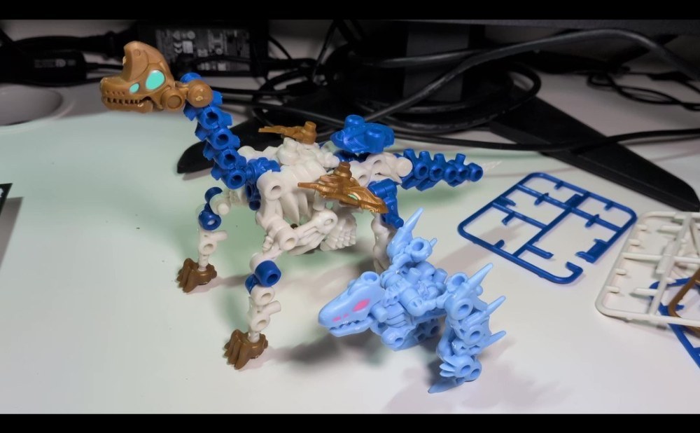 カバヤ ほねほねザウルスブロックス第１４弾【超絶合体変形！超聖龍王降臨編】 レビュー写真8