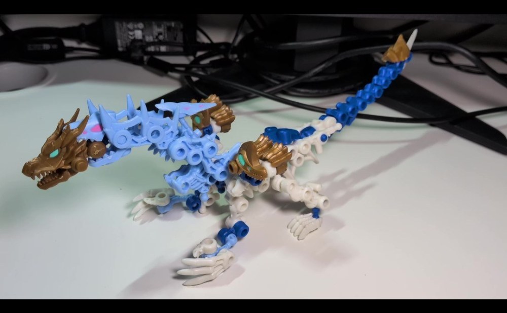 カバヤ ほねほねザウルスブロックス第１４弾【超絶合体変形！超聖龍王降臨編】 レビュー写真9