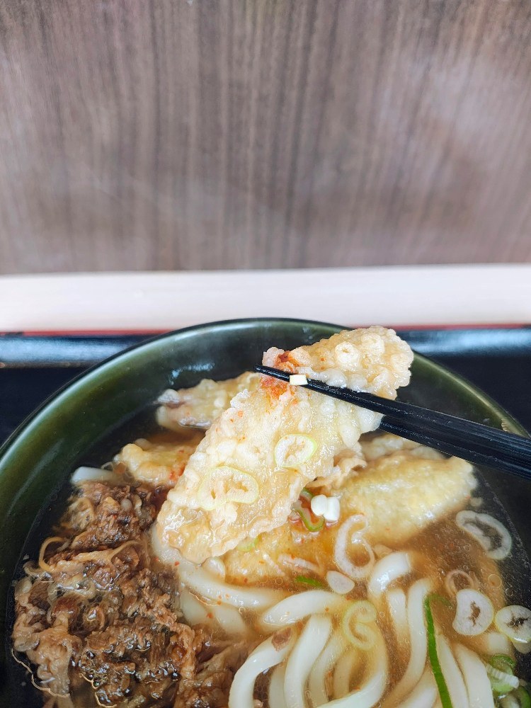 ごぼう天は揚げたて