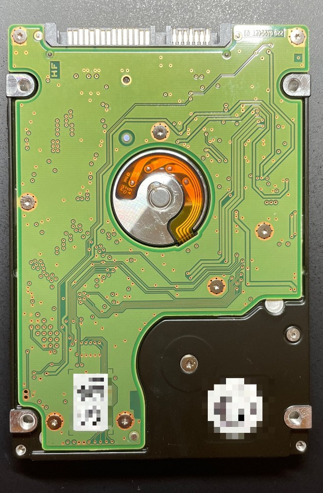 HDDの裏面