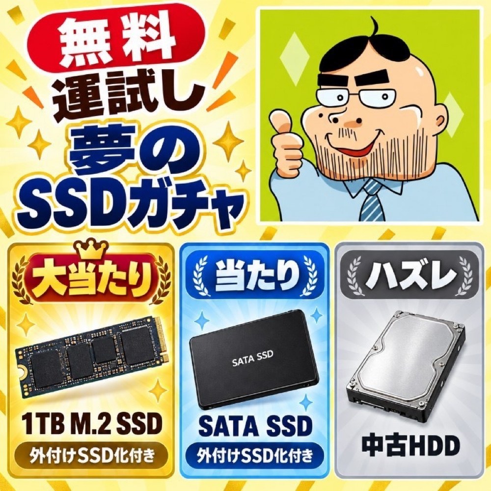 SSDガチャ