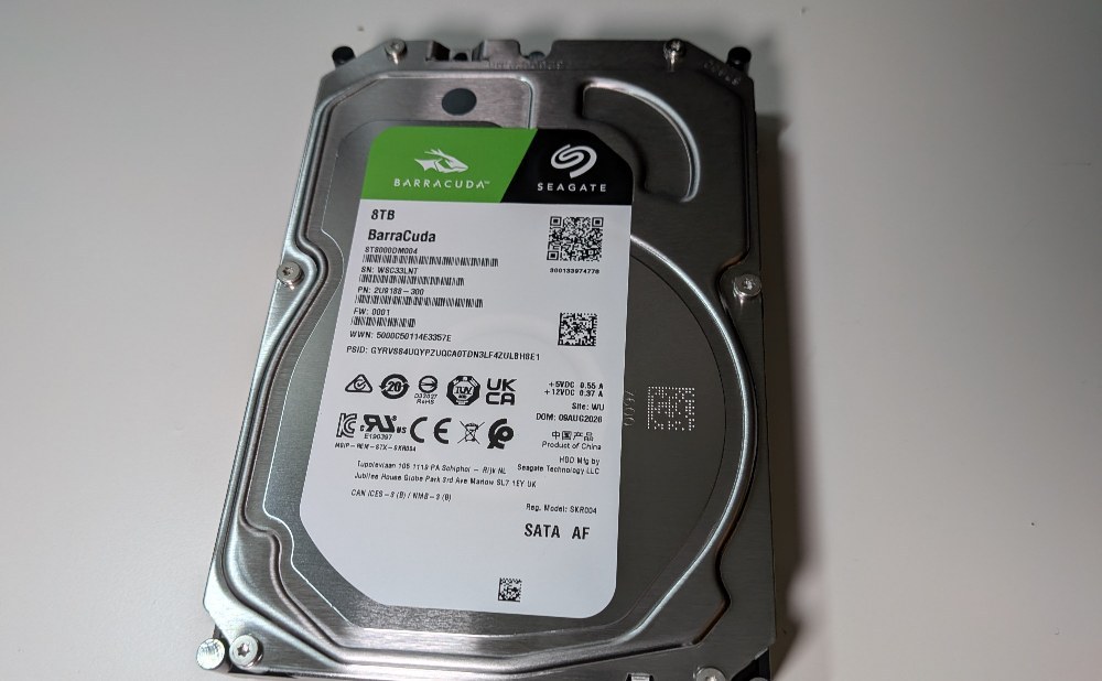 SEAGATE ST8000DM004 レビュー写真4