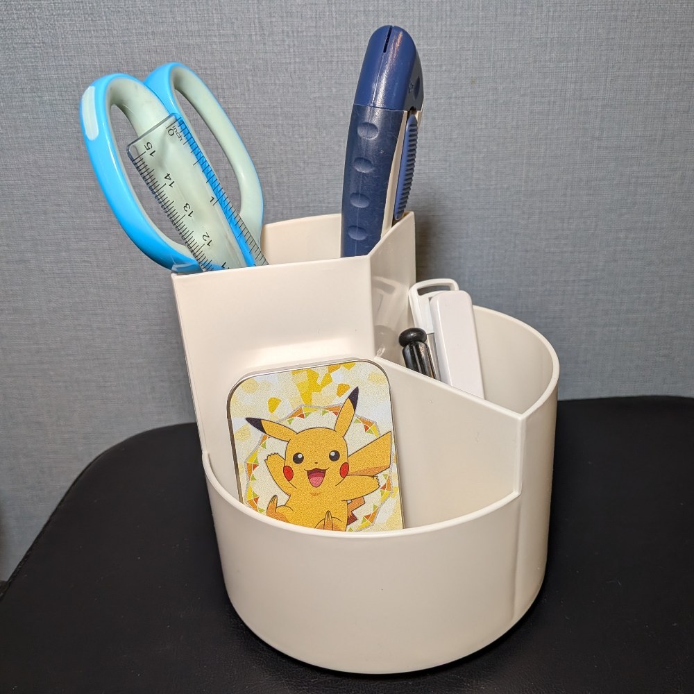 実際に文具を収納