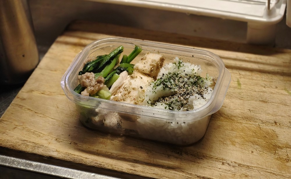 自作弁当カルローズ米