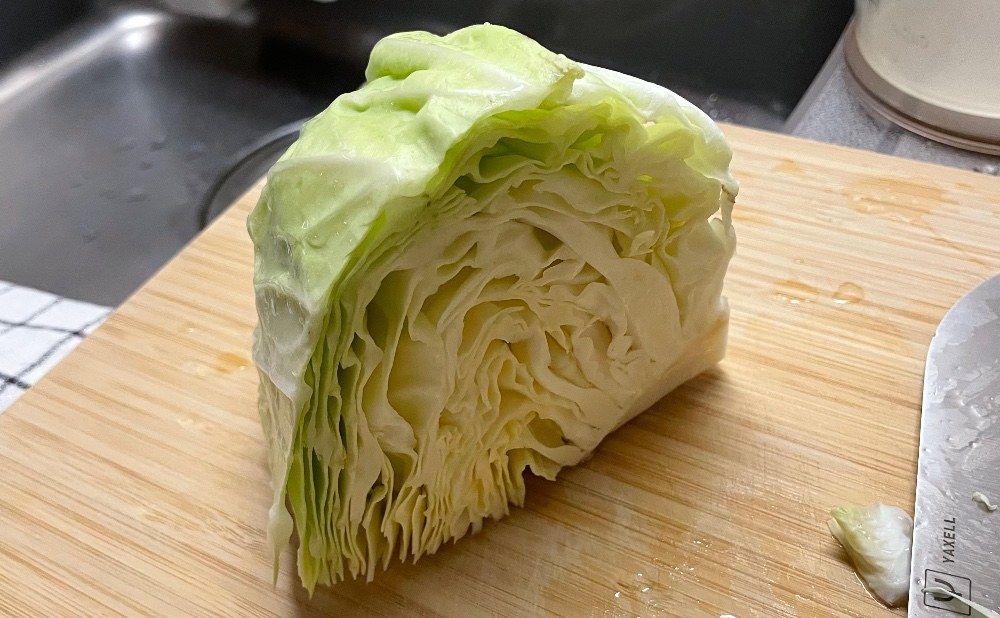切る前