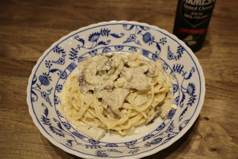 パルメザンチーズを振りかけてもおいしい！