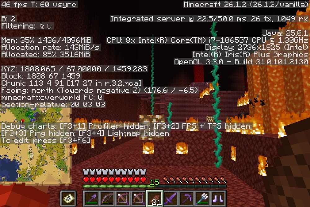 Javaマイクラ