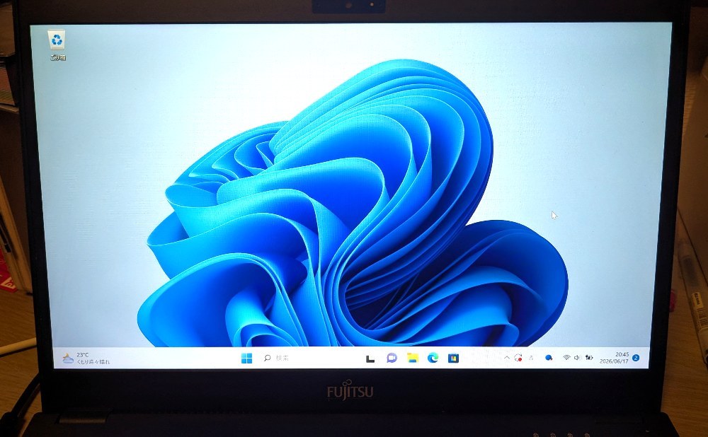 Windows11のデスクトップ