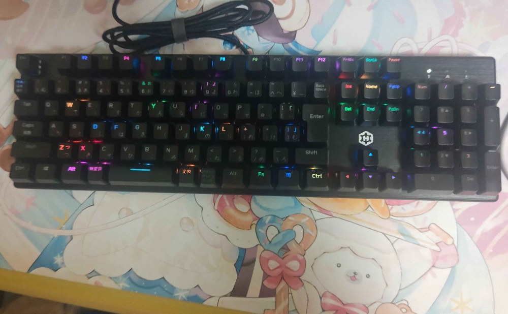 キーボードのライティング