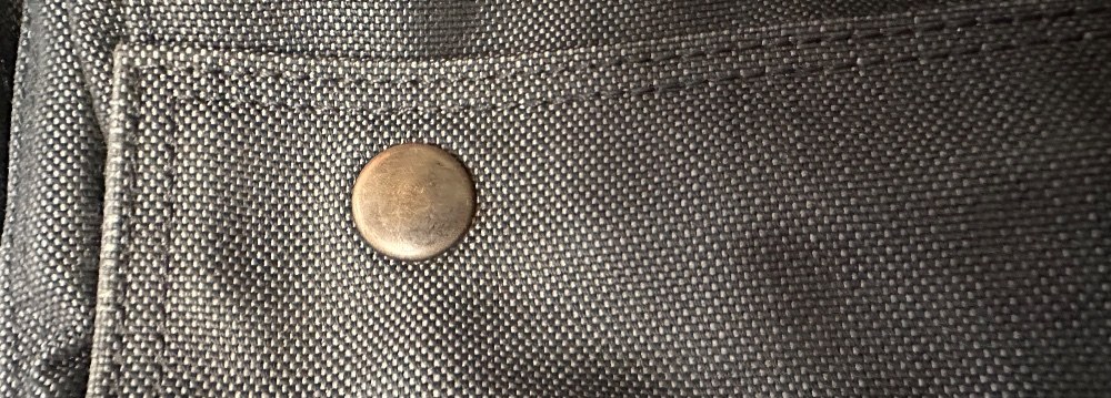 ボタンをみせたかったけど、縫い目も綺麗